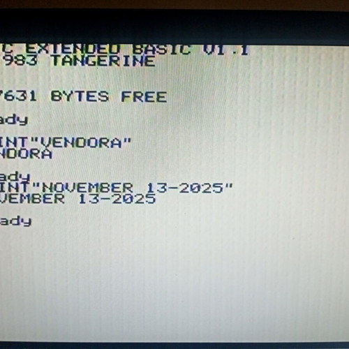 Oric Atmos 48K used 8-bit home computer