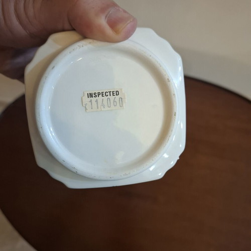 Vintage porcelain storage jar ginger jar tea caddy like new