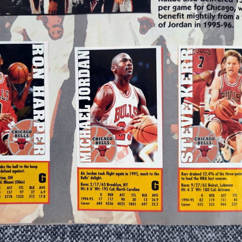 Panini NBA Basketball 1995-1996 album like new