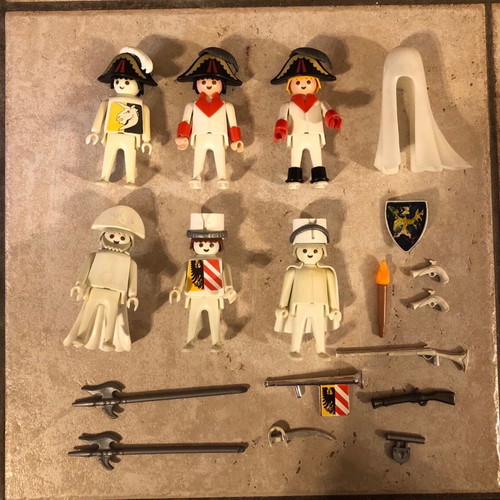 Playmobil white figures used, pack