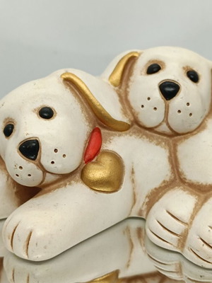 Thun puppies used, porcelain and ceramic