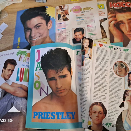 Katerina magazine pack of 8 used, 1993-1996, Beverly Hills 90210