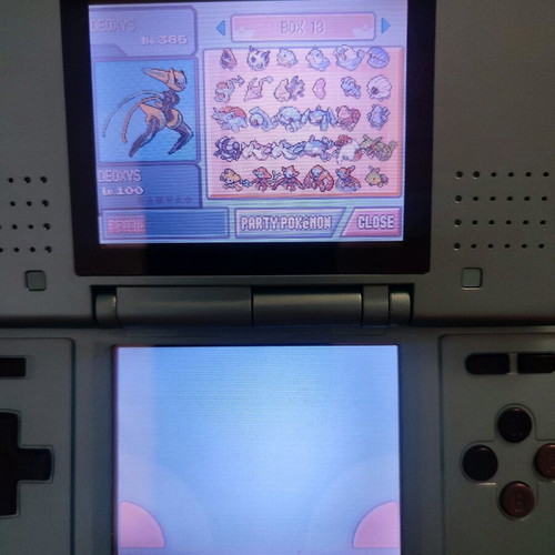 Pokemon Pearl game cartridge like new with shiny Pokemon and items