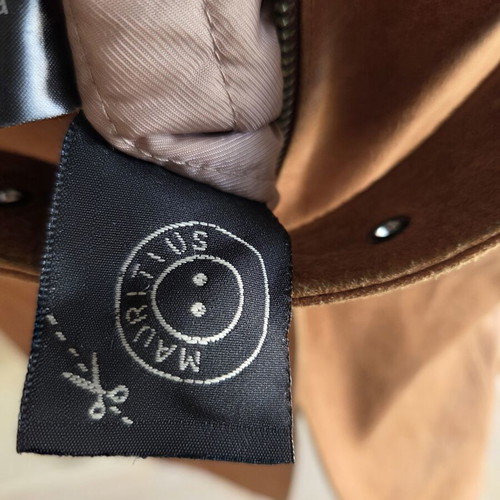 Maurices leather coat like new, brown, size XS