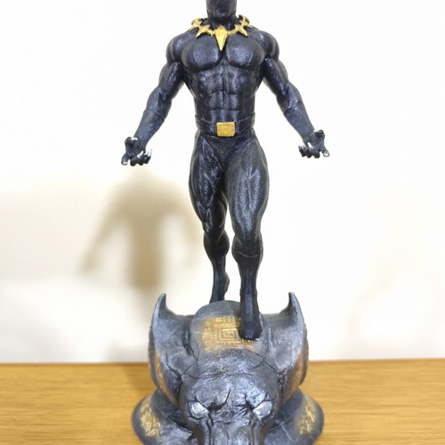 Black Panther Marvel collectible figure 31cm hand-painted 3D printed