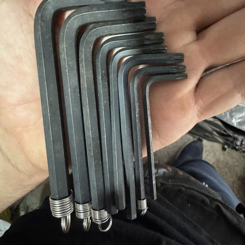 Allen star key tool set, 8 pieces