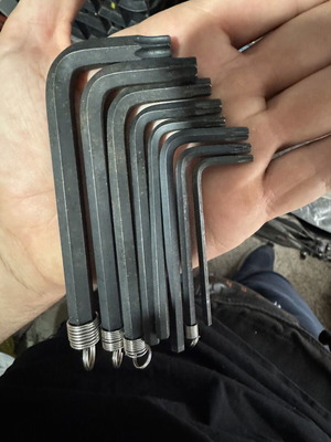 Allen star key tool set, 8 pieces