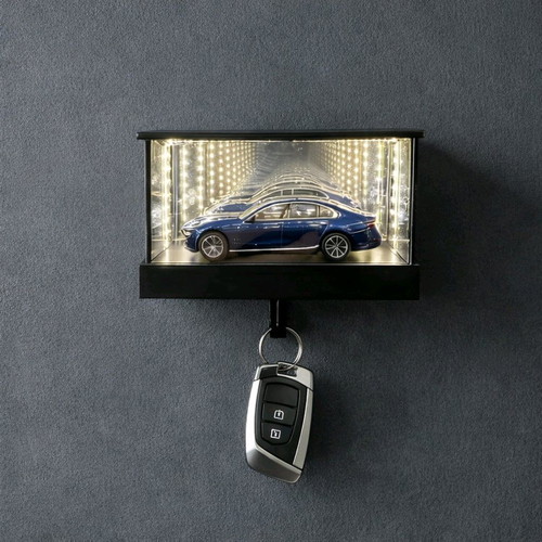 Illuminated Garage Key Holder 1:64 New with LED and Motion Sensor