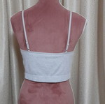 Γυναικείο γκρι cropped τοπάκι Primark Cares μέγεθος M
