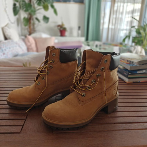 Timberland Kinsley ankle boots size 39, orange