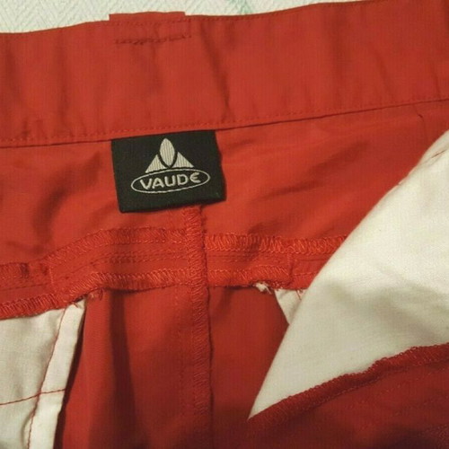 Vaude 3/4 Outdoor 3xDRY pants trouser new, size 42, red
