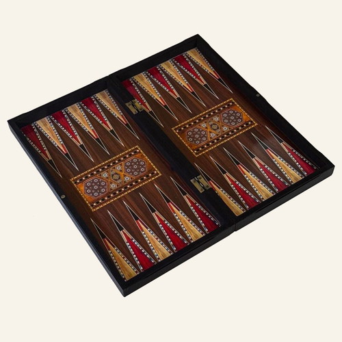 Classic Large Backgammon Board 48x48 cm new