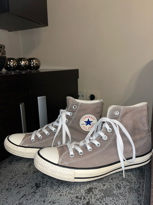 Converse All Star athletic shoes used, brown size 42