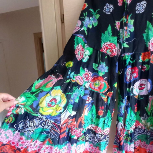 Fullah Sugah wide pants XL floral print new