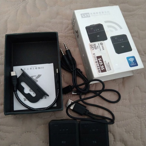 Wireless Microphone Sx9 for Mobile Phone new