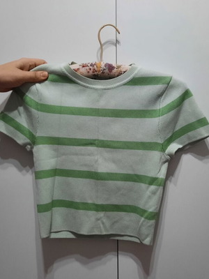Zara girls' blouse new, size M, green
