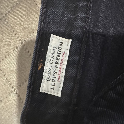Jeans Levi's used, pack of 5, black and dark blue