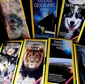 7 βιντεοκασέτες VHS National Geographic