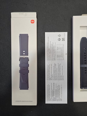 Xiaomi Watch S1 δερμάτινο λουράκι μπλε καινούργιο, αυθεντικό full box