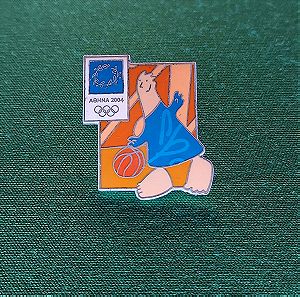 ATHENS 2004 OLYMPIC GAMES PIN AUTHENTIC memorabilia souvenir - Event Basketball