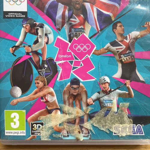 PS3 London 2012 used, complete with manual, 2 pieces