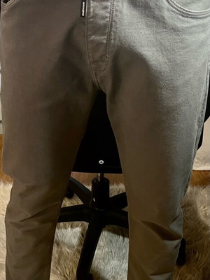Τζιν Brokers σκούρο γκρι μεταχειρισμένο, slim fit, μέγεθος 33