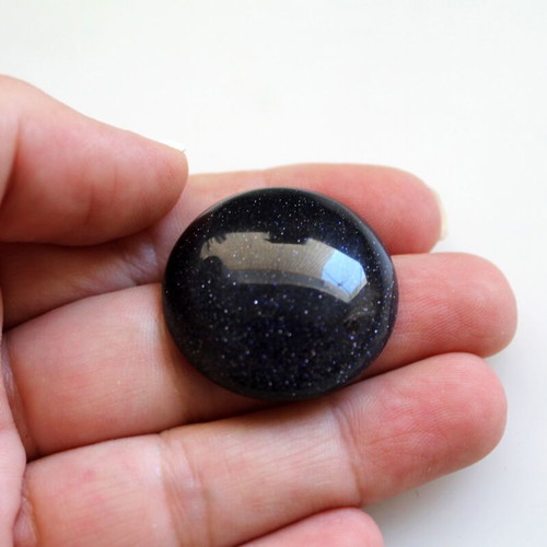 Cabochon Blue Golstone set for jewelry making, new