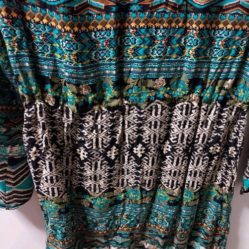 Dress like new with African patterns, size S