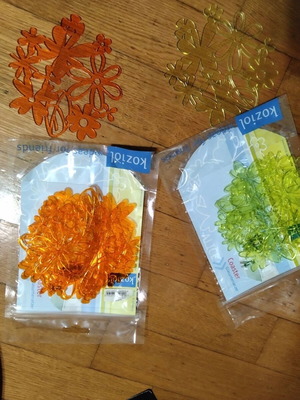 Koziol σουπλά ποτηριών πακέτο 2 συσκευασίες 8 τεμάχια πράσινο και πορτοκαλί