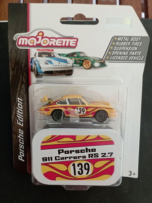 Majorette Porsche 911 Carrera RS 2.7 αυτοκινητάκι καινούργιο