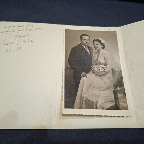 Collectible vintage photograph used with calligraphic signature