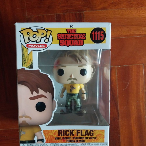 Funko Pop Rick Flag vinyl figure like new