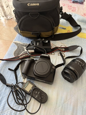 Canon EOS 1300D camera with 18-55 DC III lens used