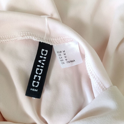 Midi rushed dress H&M divided like new, pink