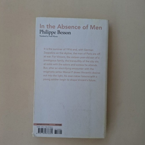 In the Absence of Men by Philippe Besson used, English pocket novel