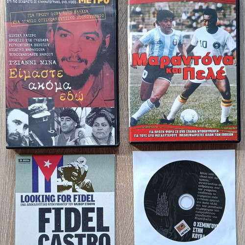 Documentary DVD set new, Che Guevara, Fidel Castro, Maradona, Pele