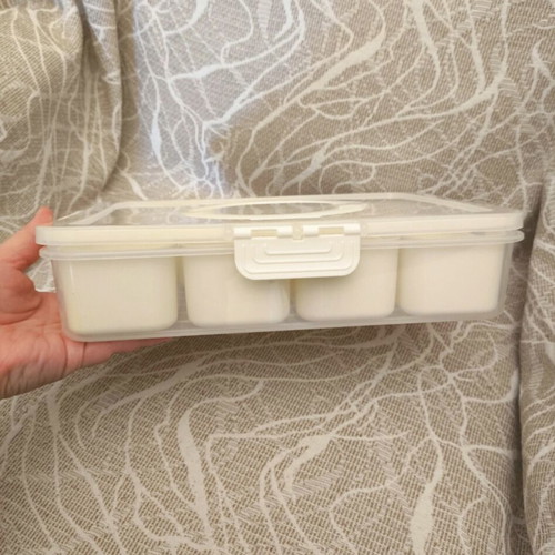 Food Storage Box with 8 Separate Compartments New, Airtight Lid
