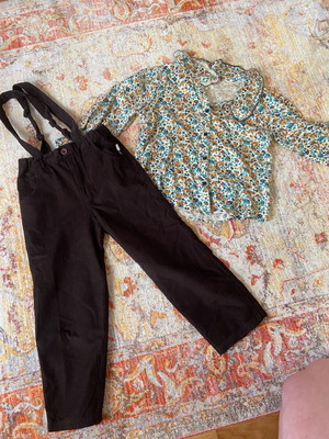 Attrattivo kids set 7-8 years new with shirt and corduroy pants
