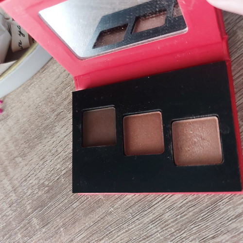 Eyeshadow set used, Yves Rocher and No7, double palettes