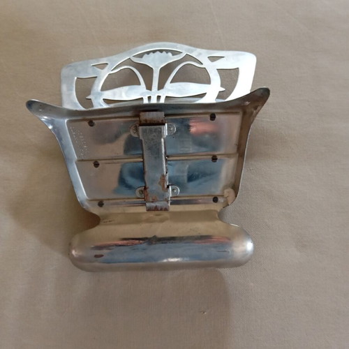 Iron letter holder used, vintage style, 16x13 cm