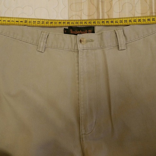 Timberland men's beige fabric pants straight fit like new