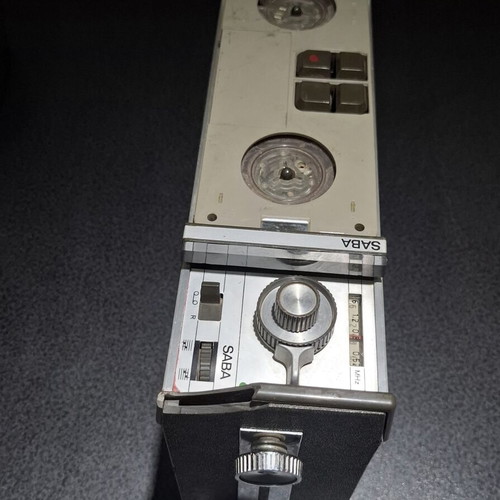 SABA Sabamobil II vintage portable radio tape recorder used
