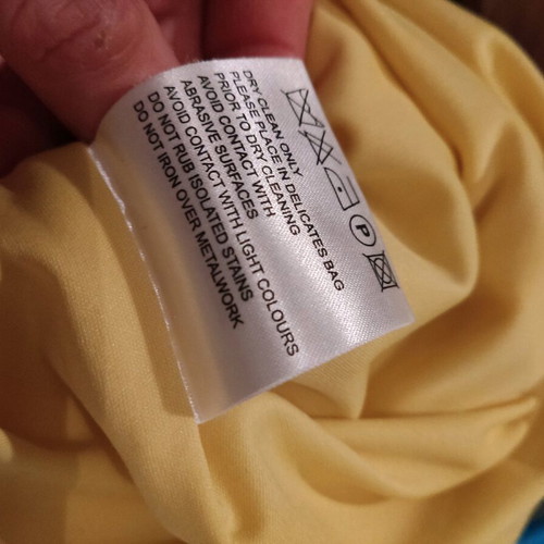 Karen Millen dress like new, yellow, size L