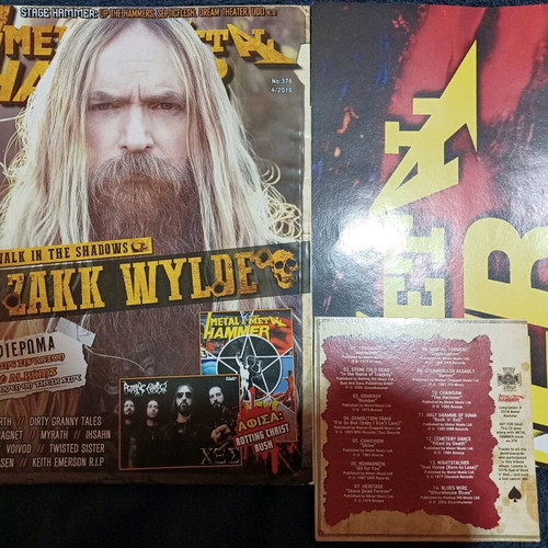Metal Hammer No. 376 (04/2016) used with Motörhead Tribute CD and Rotting Christ poster