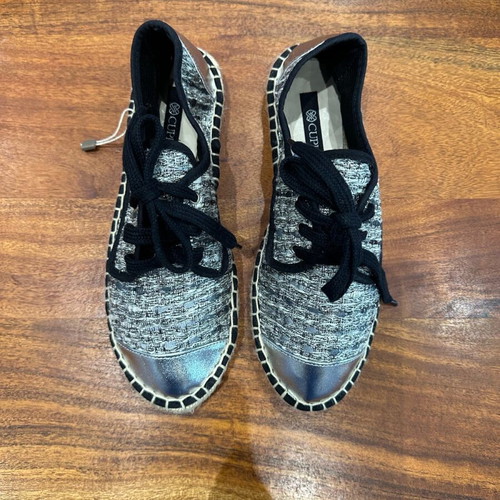 Cuple espadrilles new blue-silver size 37