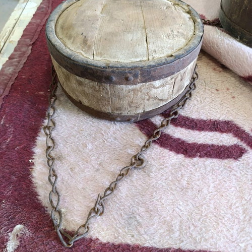 Wooden buklos flask very old from early last century