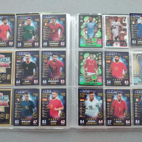 Topps Match Attax 101 Football Trading Cards Bundle used