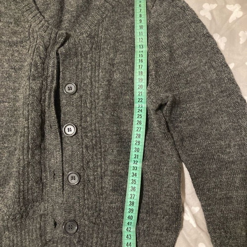 Knitted cardigan H&M grey like new for 6-7 years old