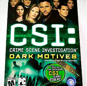 PC - CSI: Dark Motives (Small Box)