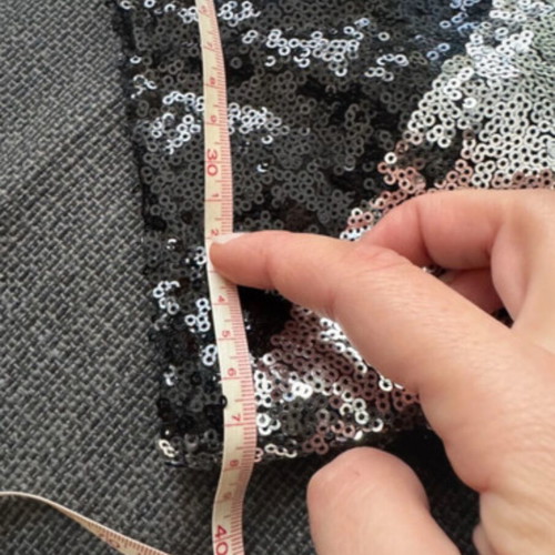 Esmara skirt with sequins like new, black and silver